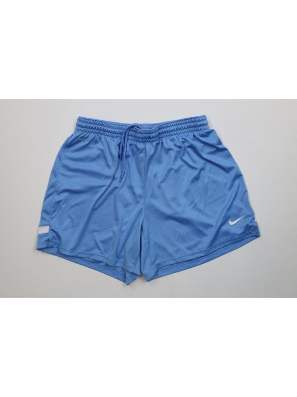 Vintage Y2K Nike Mens Medium Above Knee Running Jogging Soccer Shorts Light Blue